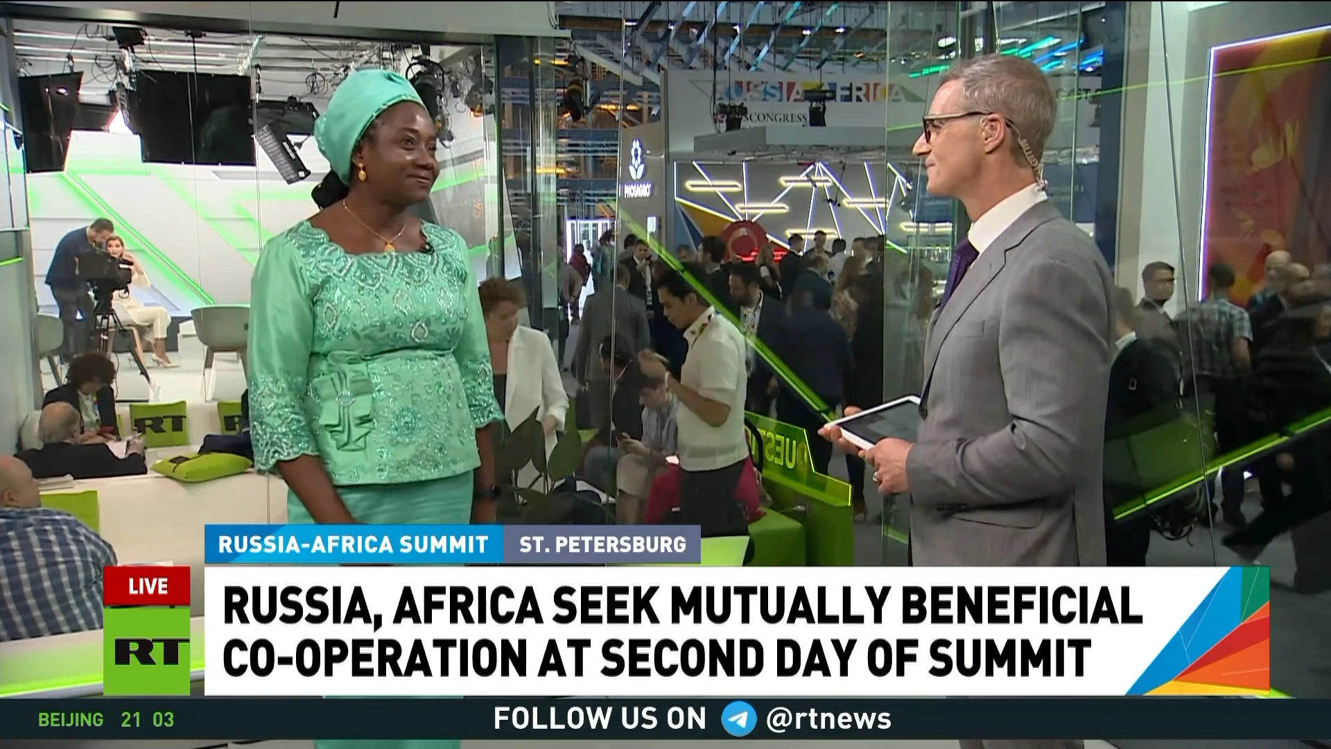 Russia-Africa Summit 2023 | Mary Ogbe, Permanent Secretary, Nigerian Mines Ministry