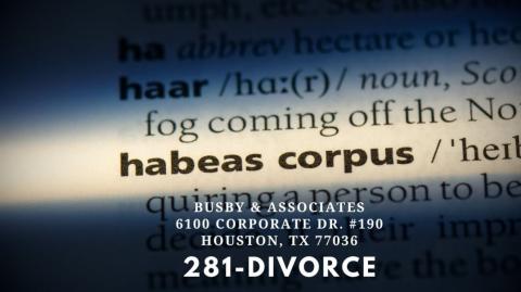 Habeas Corpus Return of Child Texas