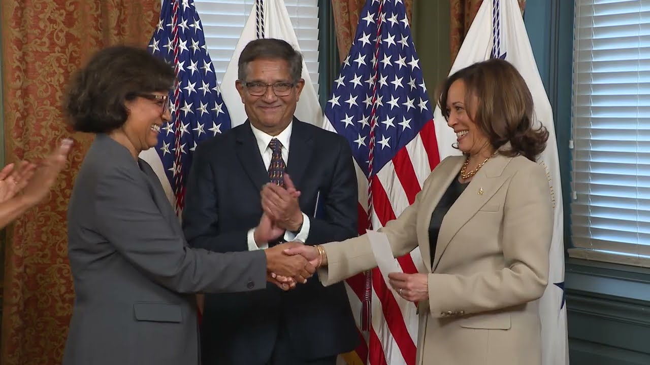 Vice President Harris Ceremonially Swears In Ambassador Getta Rao Gupta