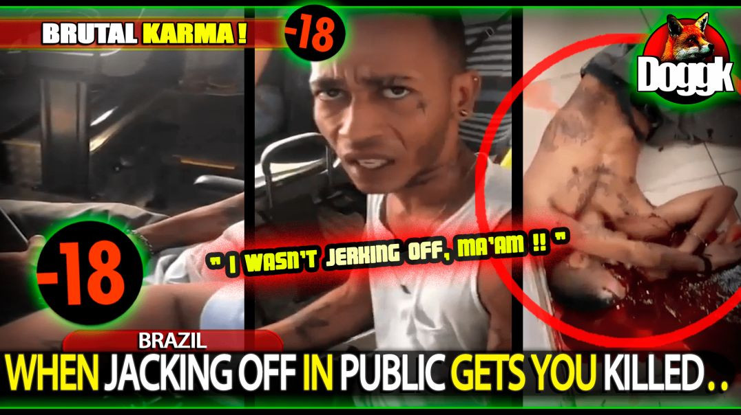 [+18] WHEN JACKING OFF IN PUBLIC GETS YOU KILLED.. (BRAZIL)