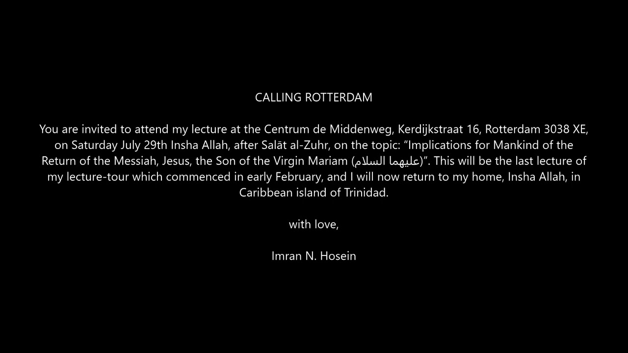 CALLING ROTTERDAM