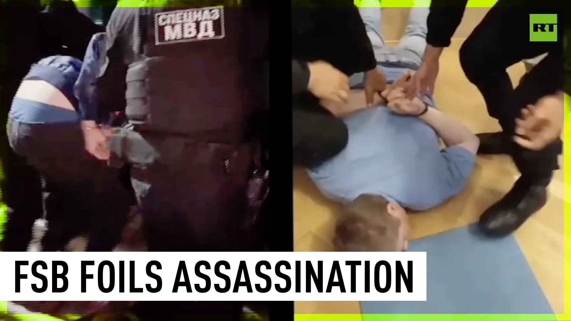 Russia's FSB shares video of arrests in assassination plot on RT editor-in-chief