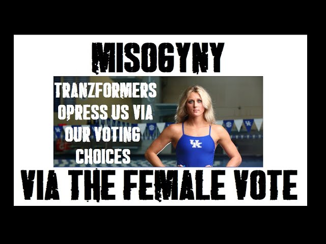 Tranzformers opress us via OUR voting choices