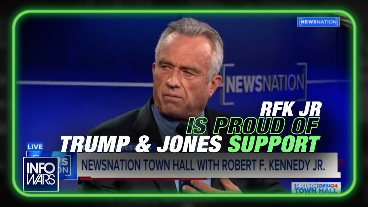 VIDEO: RFK JR Proud to Have Trump & Alex Jones' Support