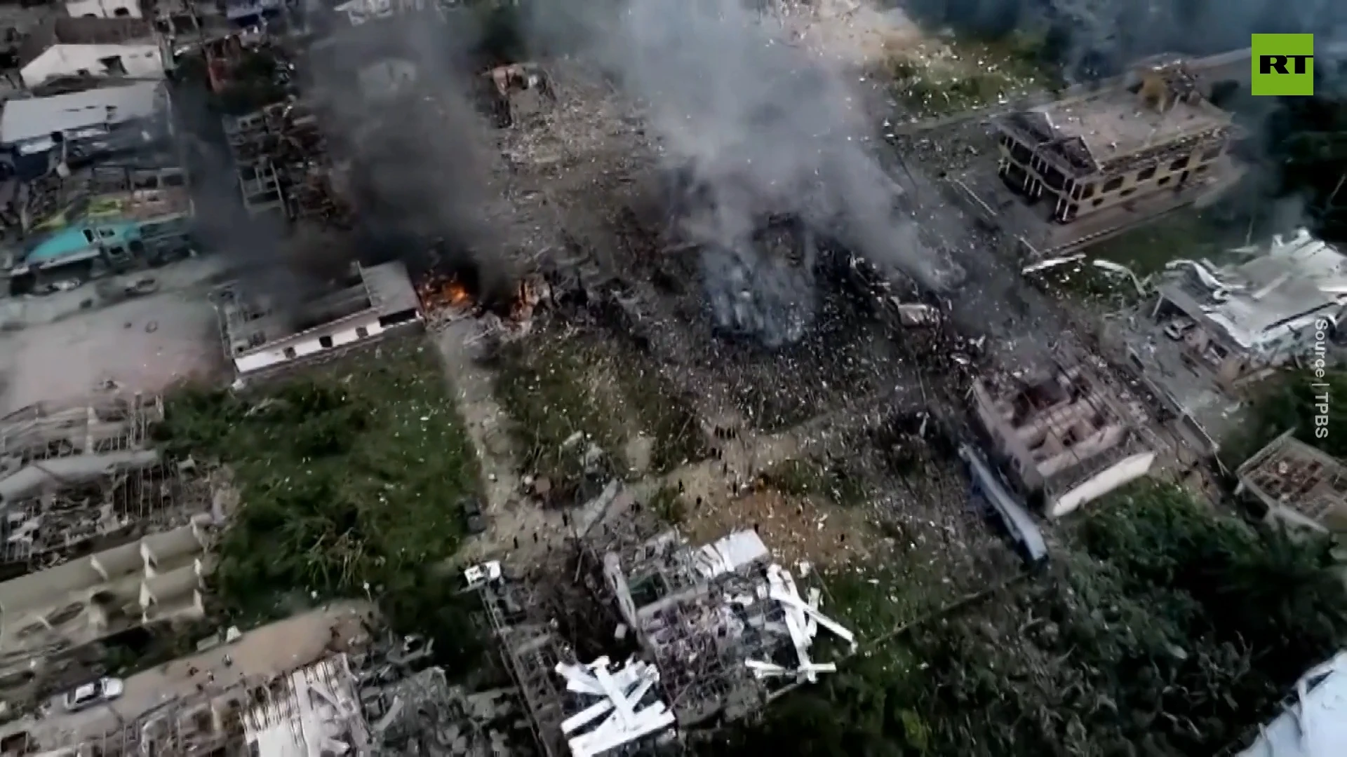 Deadly blast destroys fireworks warehouse in Thailand