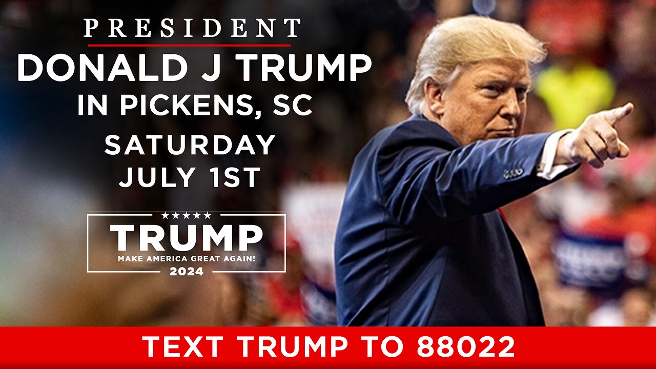 LIVE: President Trump in Pickens, SC