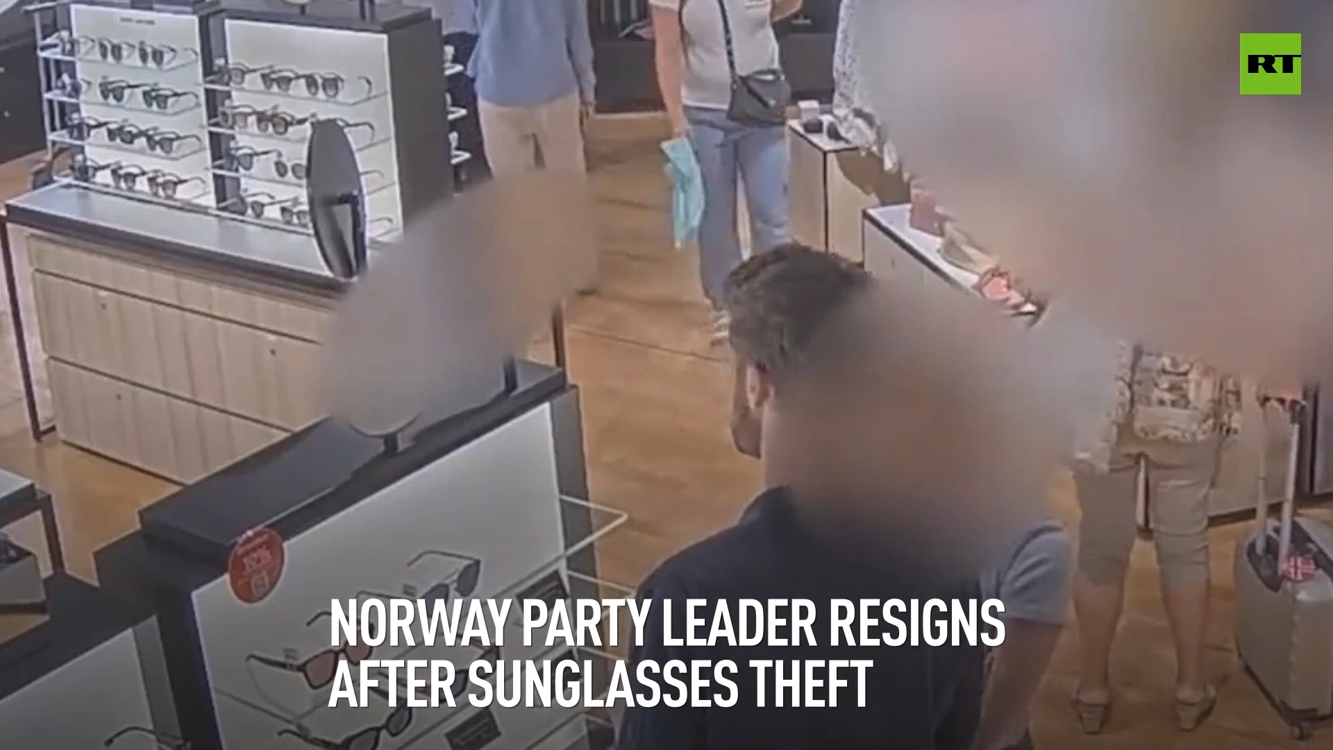 Norwegian party leader resigns after sunglasses theft