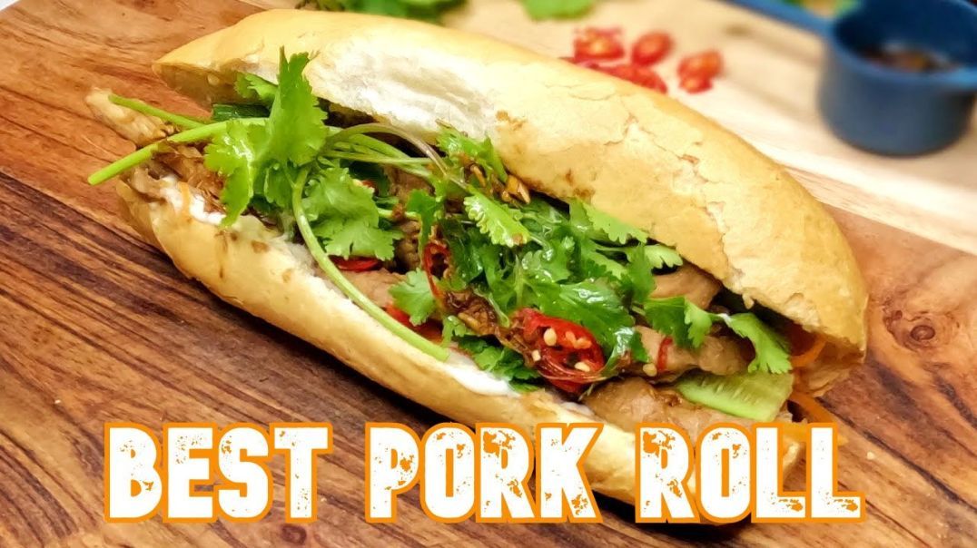 TASTY VIETNAMESE PORK ROLL!!! Banh Mi Recipe