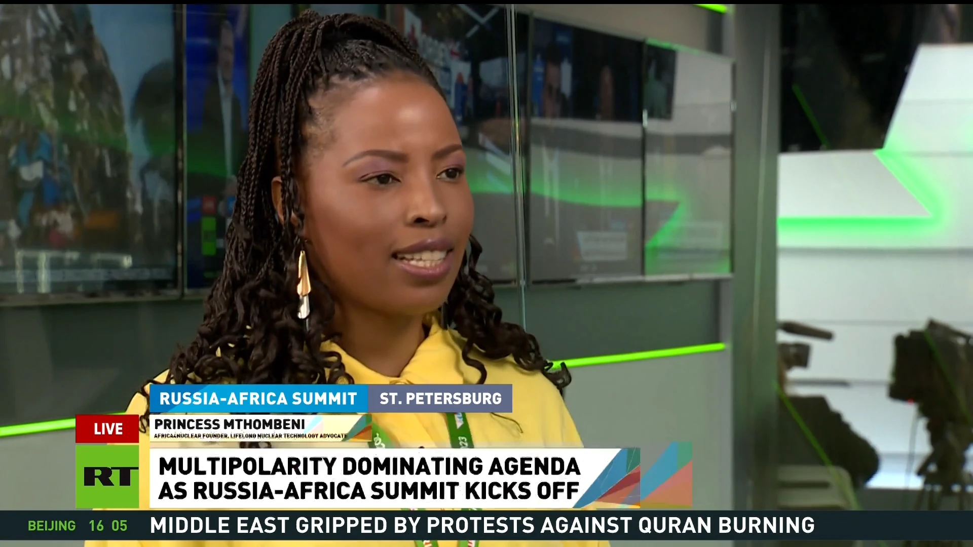 Russian-Africa summit 2023 | Africa4Nuclear founder Princess Mthombeni