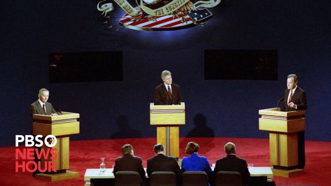 Bush, Clinton, Perot: The first 1992 presidential debate