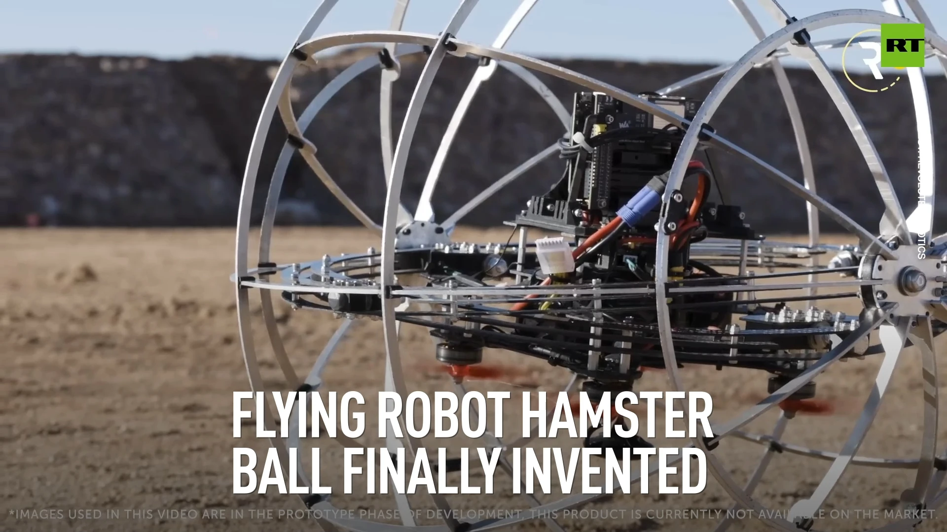 Flying robot hamster ball finally invented