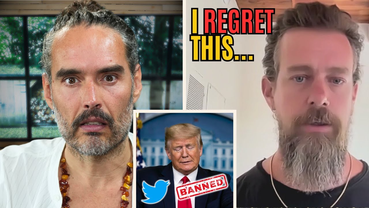 “It Was A MISTAKE To BAN Trump” Jack Dorsey OPENS UP With Russell Brand