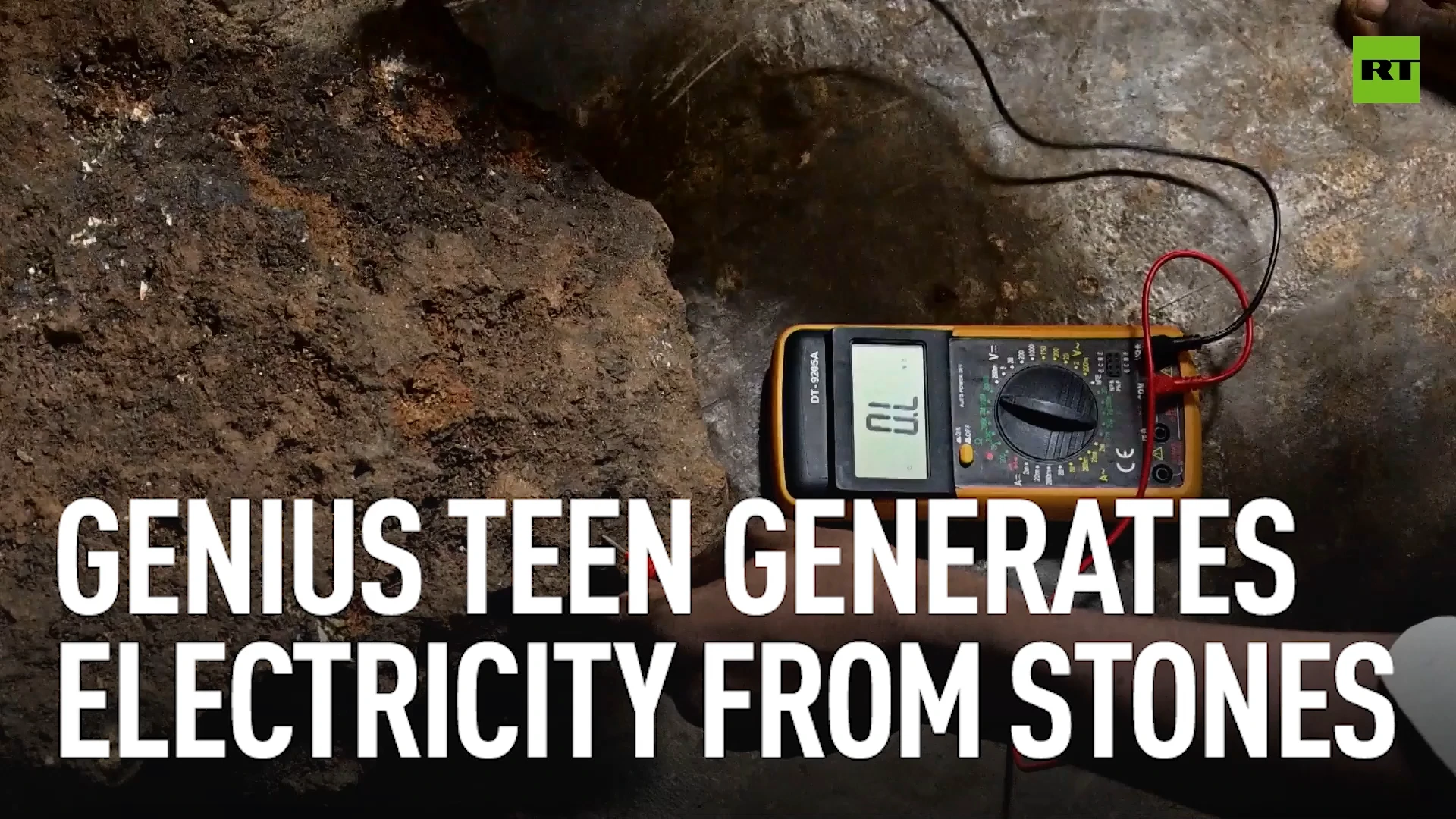 Genius teen generates electricity from stones