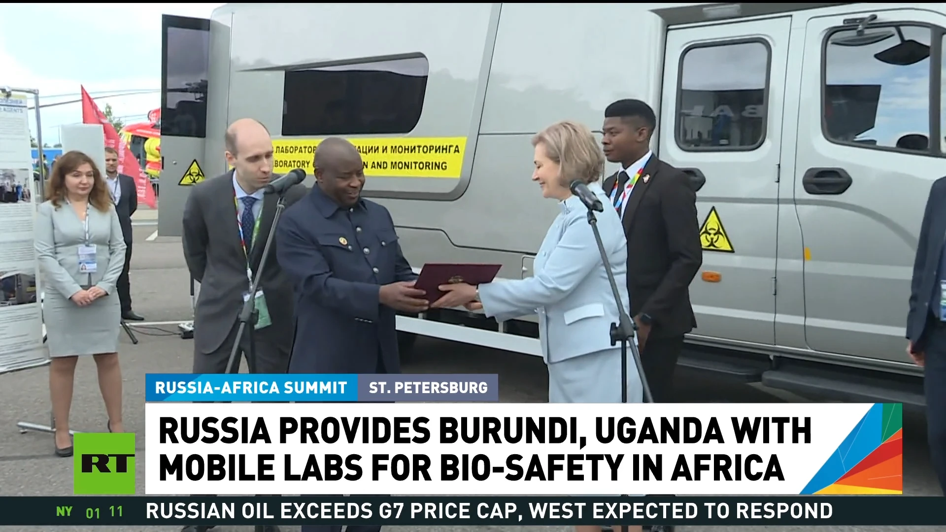 Russia provides Burundi and Uganda with high-tech mobile labs