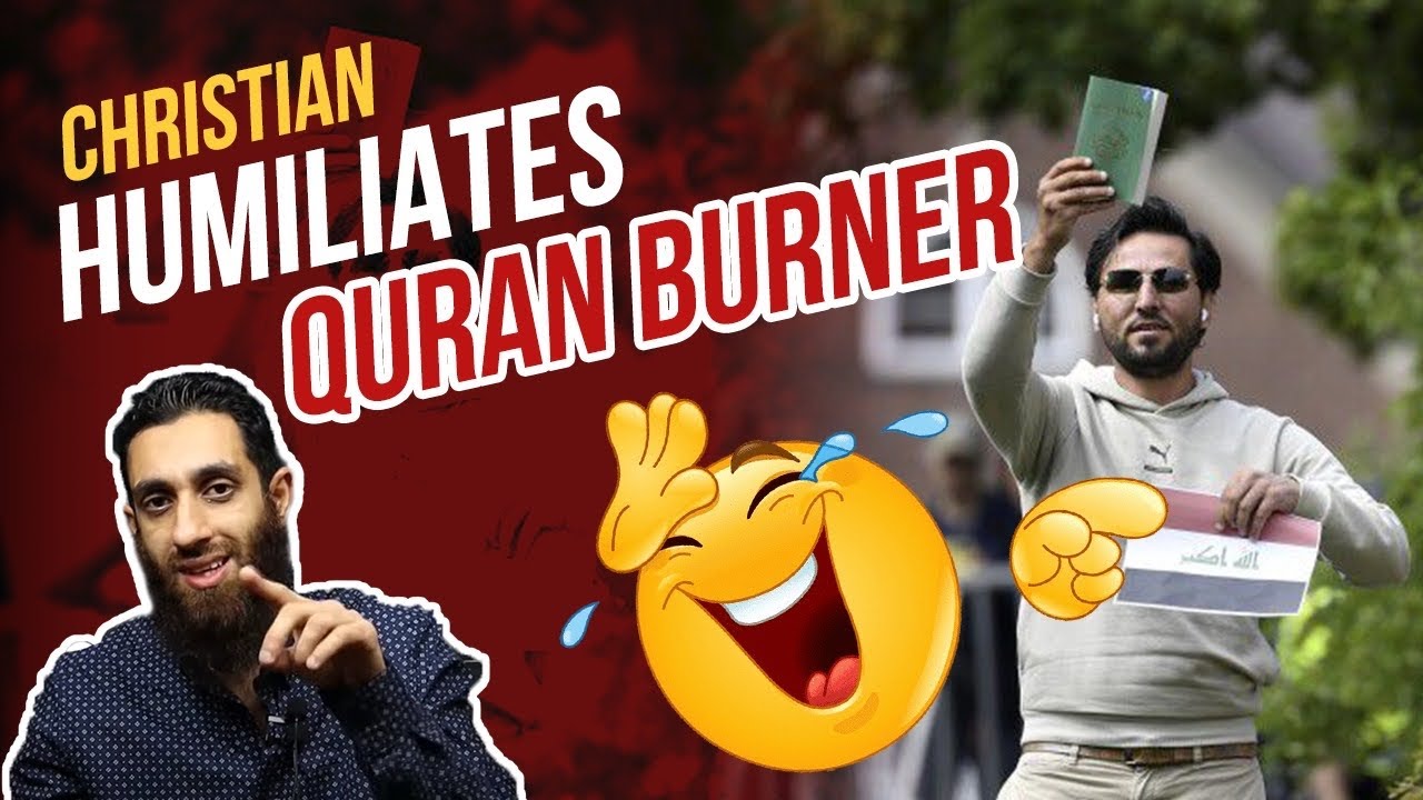 CHRISTIAN HUMILIATES QURAN BURNER | SWEDEN