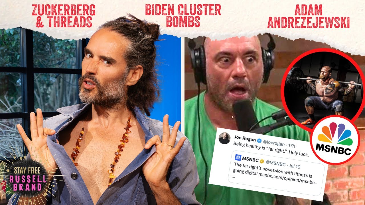 So, Is Fitness Far-Right NOW?! Rogan UNLEASHES On Media - #165 Stay Free With Russell Brand PREVIEW