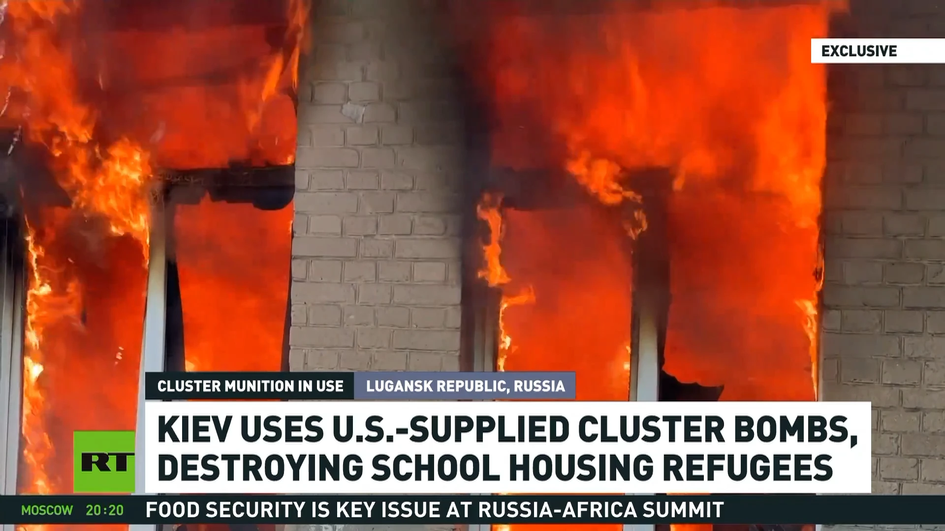 Kiev uses US-supplied cluster bombs, destroying refugees' housing