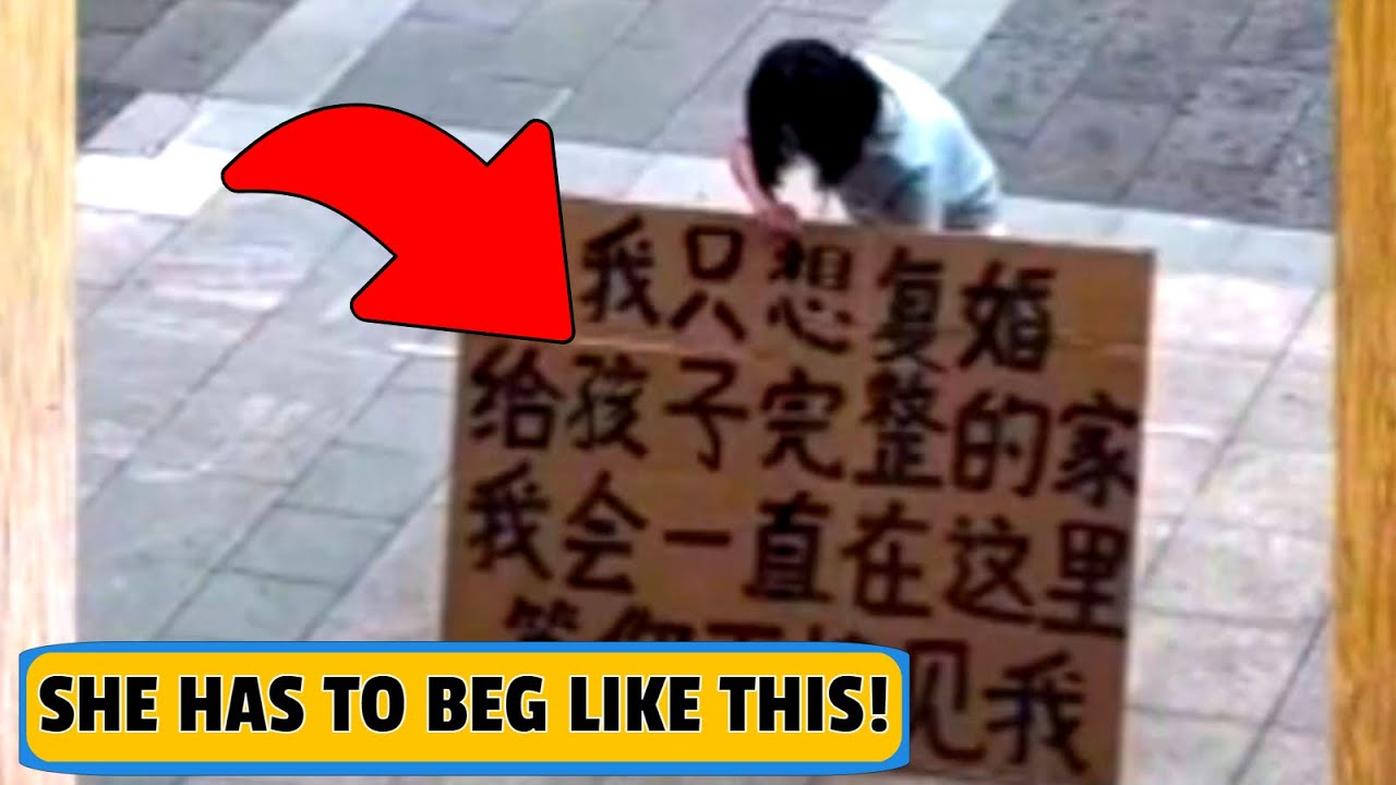 Woman Begs Husband On Her Knees For A Second Chance But He Does This!