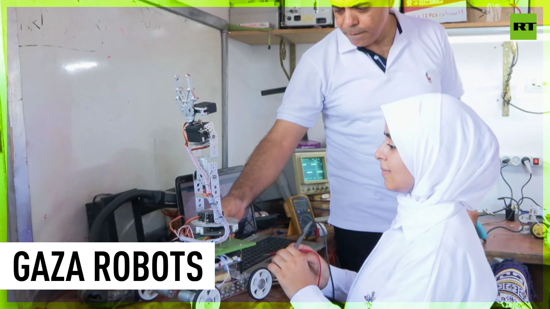 Palestinian family builds robots to farm and rescue people