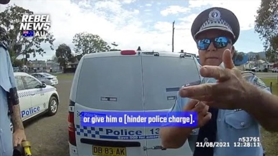 Covid Cops CAUGHT OUT in Newly Released Police Bodycam