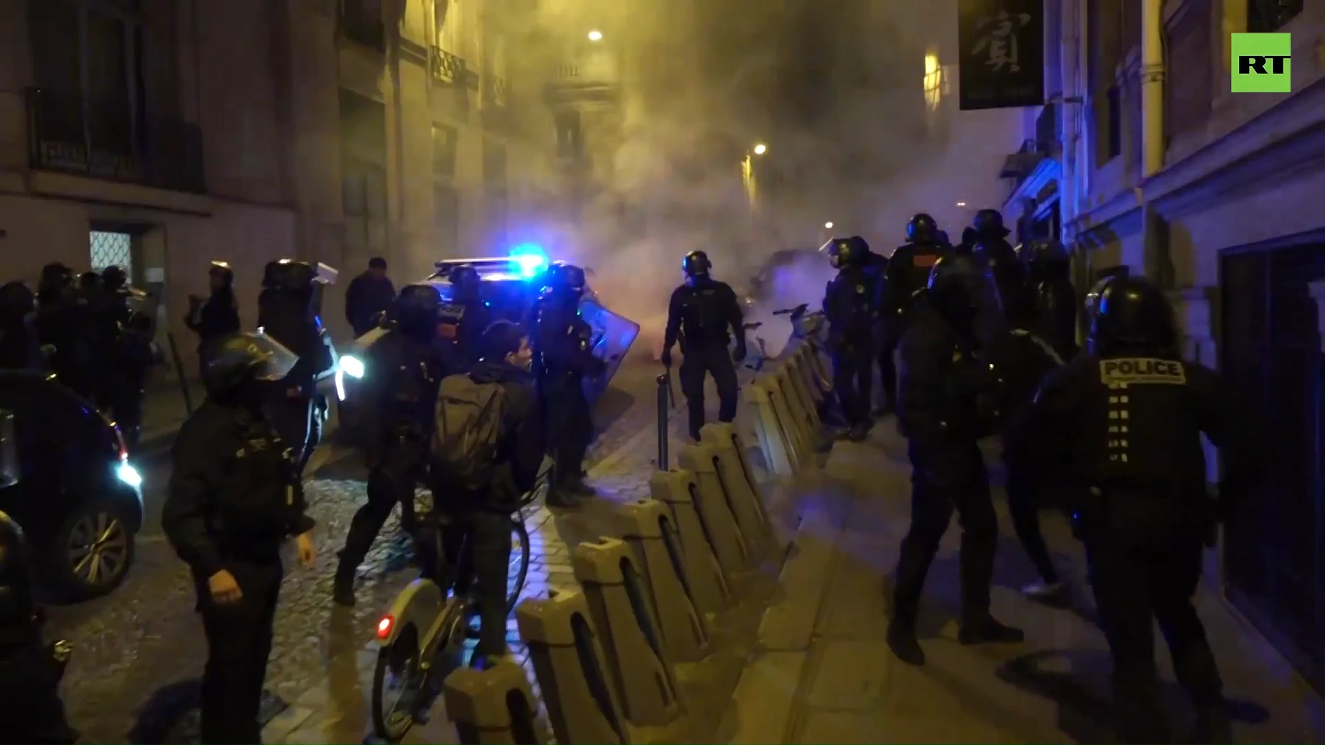 Multiple people detained in Paris on fifth night of protests over police killing of teen