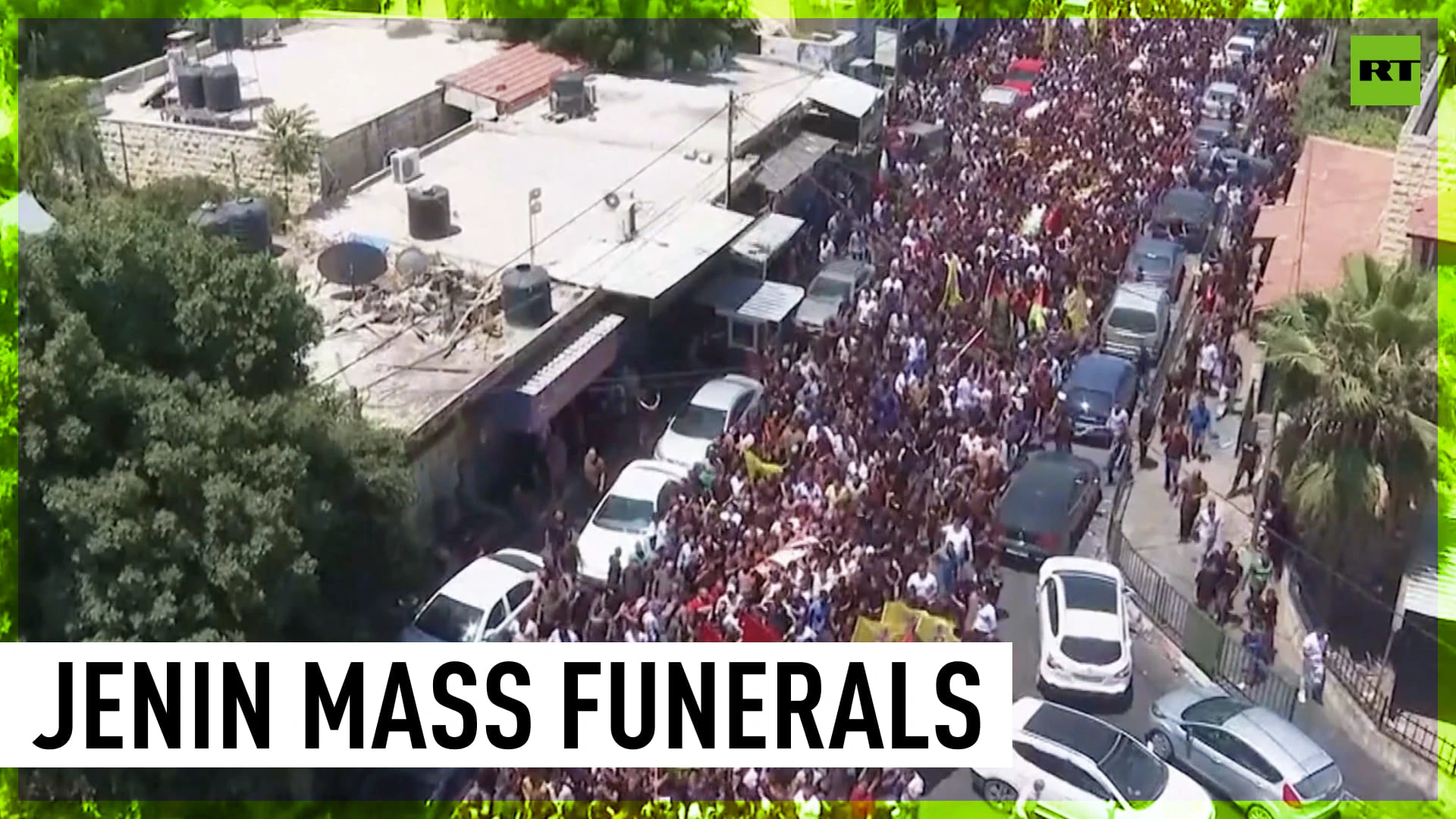 Mass funerals held for eight Palestinians killed in Jenin raids