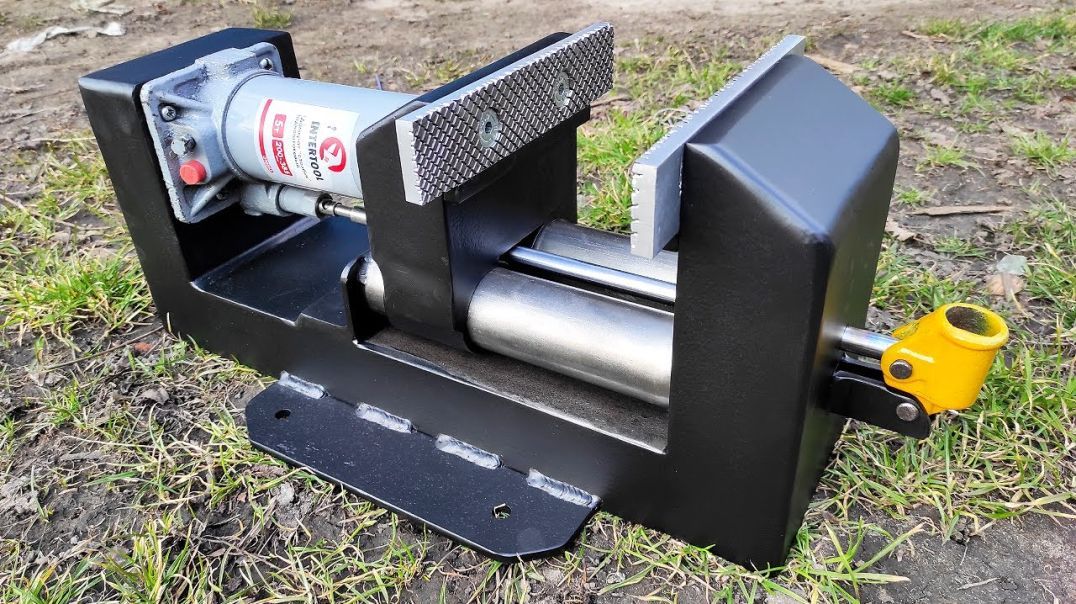 Amazing Hydraulic Vise!! Powerful DIY Hydraulic Vise!!