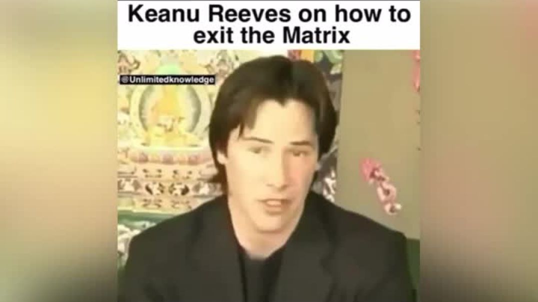 Keanu Reeves explica "como sair da Matrix"