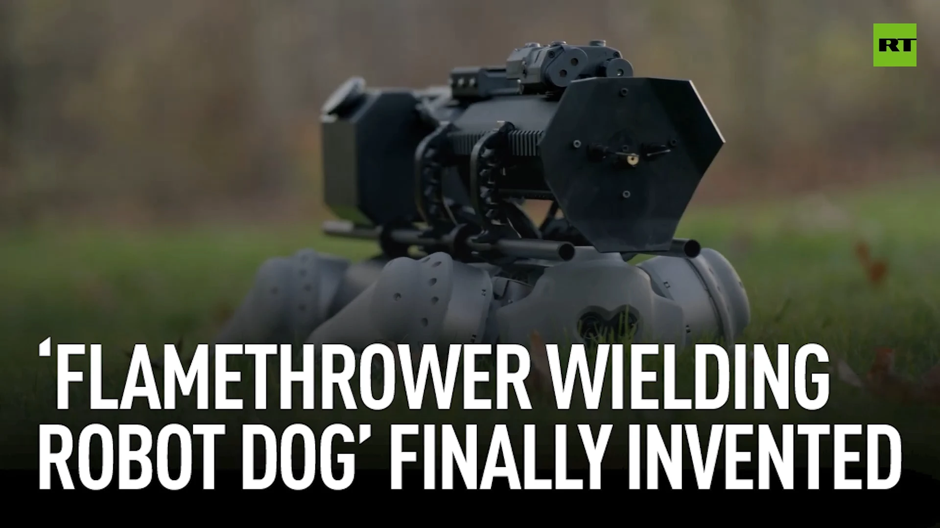 ‘Flamethrower wielding robot dog’ finally invented