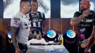 Slovakian Power lifter vs. Football Player