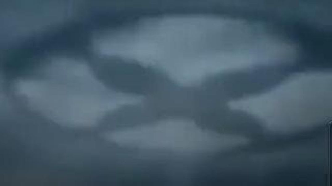 MARK OF THE BEAST OX SILOUETTED IN THE CLOUDS