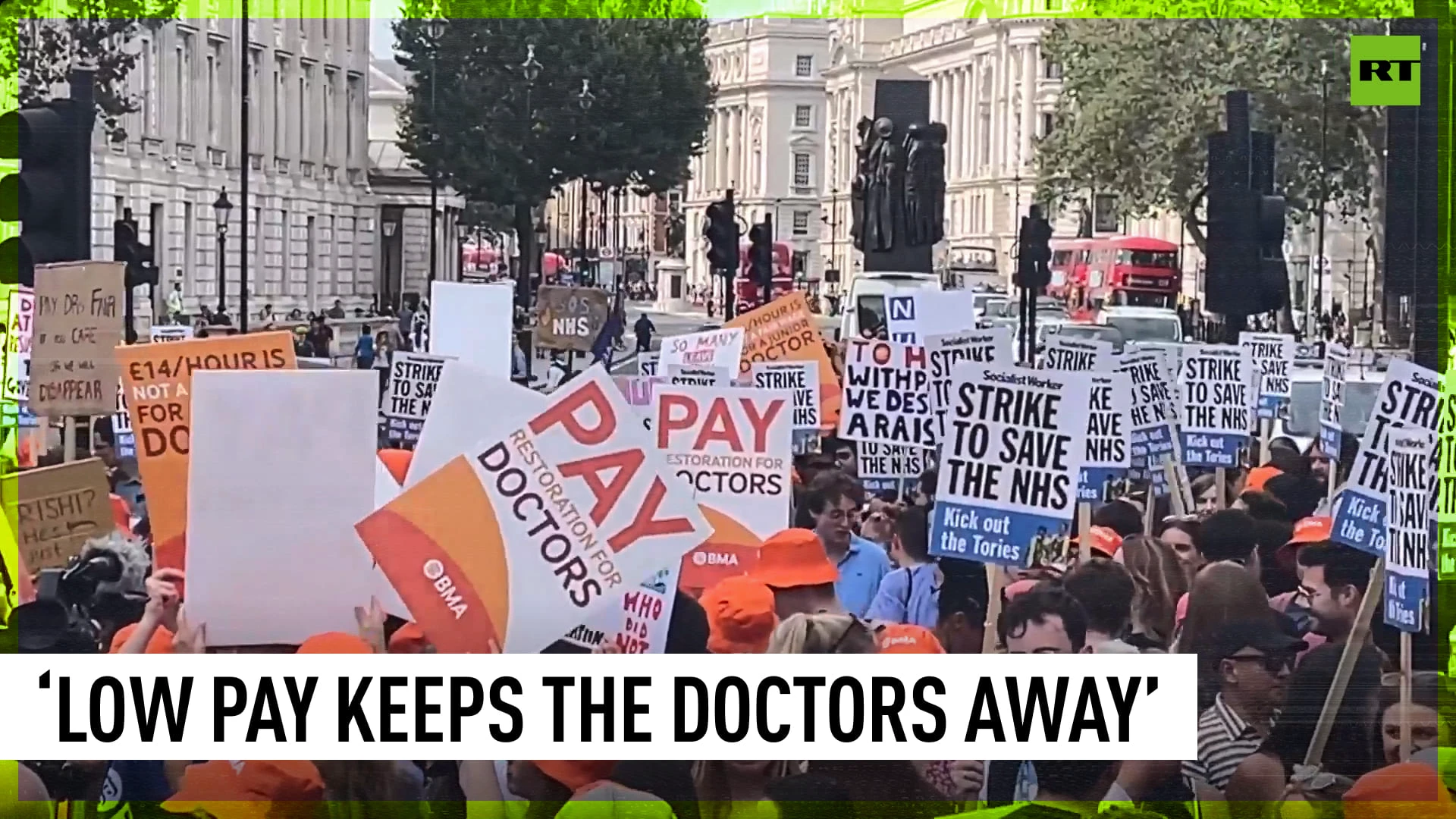 Junior doctors go on strike to demand higher wages in UK