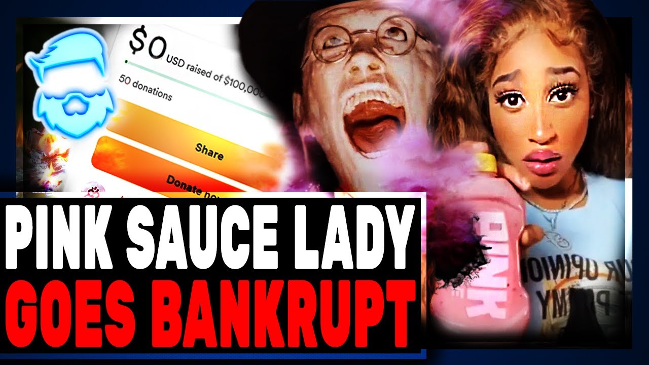 Insane TikTok Pink Sauce Lady Is Already BANKRUPT & BEGGING For $100,000!