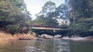 Swimming At San Rafael Waterfall With Foreign Friends
