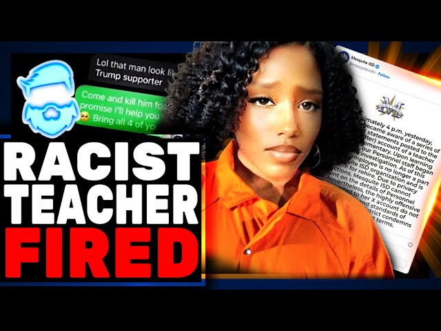 Insane Black Supremacist Teacher FIRED For WILD Rant On Twitter!