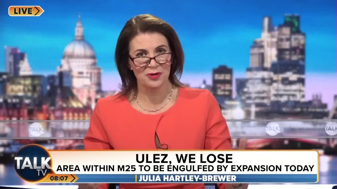 “You Are A LIAR And A COWARD!” - Julia Hartley-Brewer BLASTS SadGIT Khan Over His ULEZ Expansion