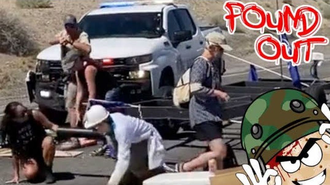 Nevada Rangers Drive Truck Through Climate Terrorist Blockade