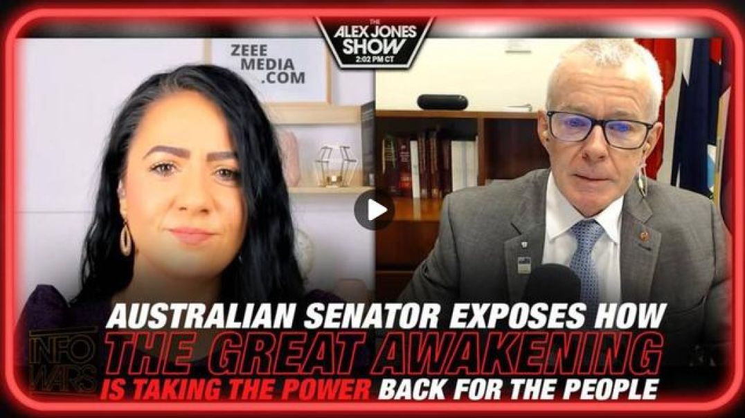 Senator Malcolm Roberts Exposes Crumbling Stranglehold on Australians Under The Great Awakening