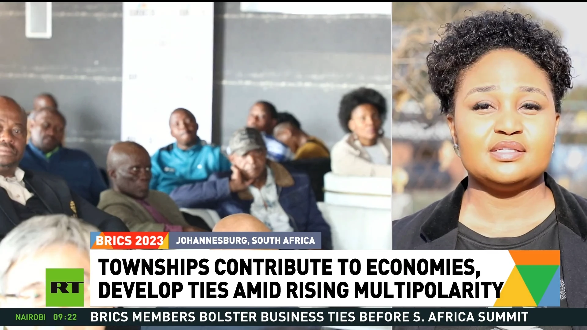 What are South African townships and why are they important for the economic landscape?