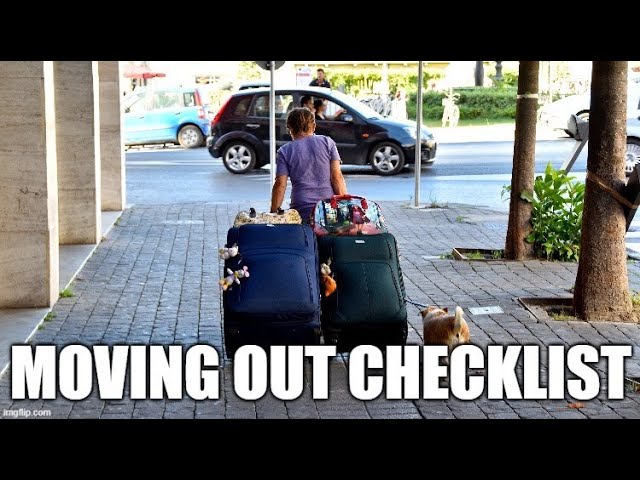 Moving Out from Home Checklist