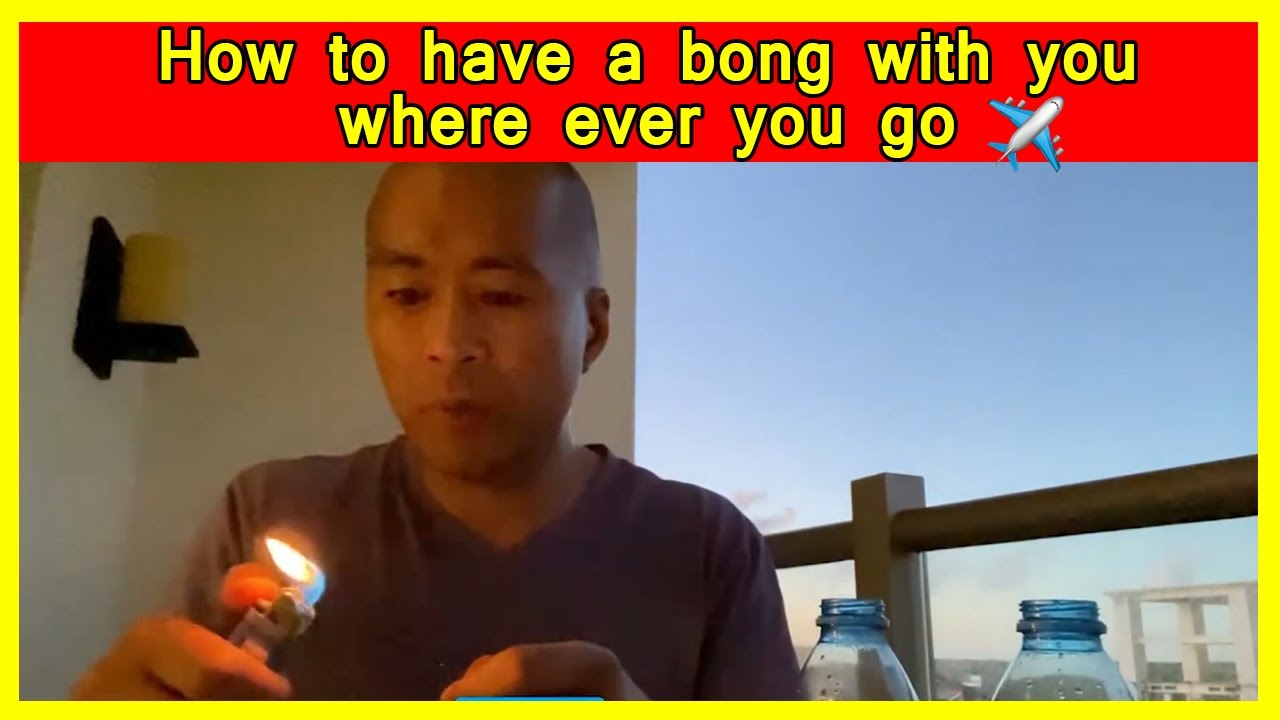 How to make a disposable water bottle bong perfect for traveling & how to smoke discreetly