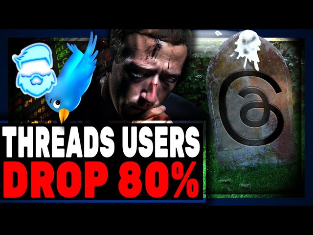 Threads Has COLLAPSED! 82% Of Users Have Abandoned The "Twitter Destroyer" As MSM Copes & Seethes!