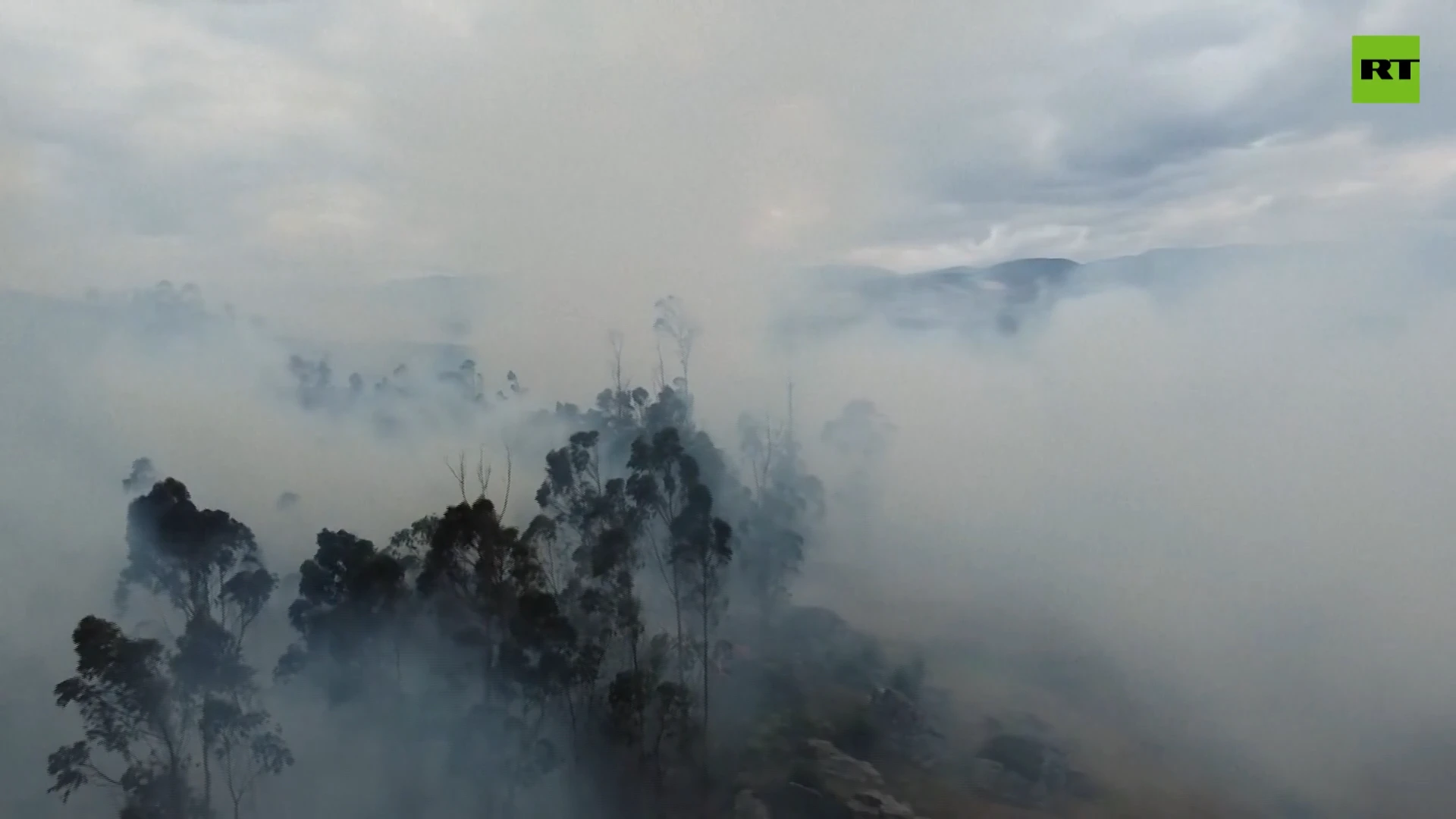 Wildfires spread near Bogota