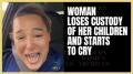 Woman Loses Custody Of Her Children After Divorce And Starts To Cry.