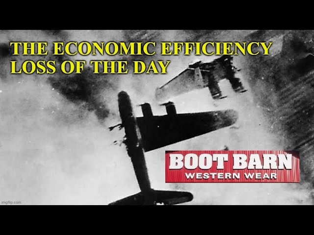 Boot Barn "Free Hat Cleaning" - The Economic Efficiency Loss of the Day