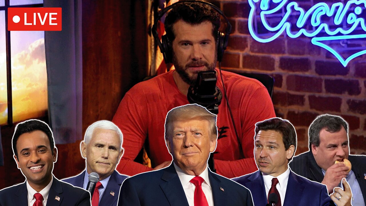 ? LIVE GOP Debate! FEATURING Trump/Tucker Interview Coverage! | Louder with Crowder