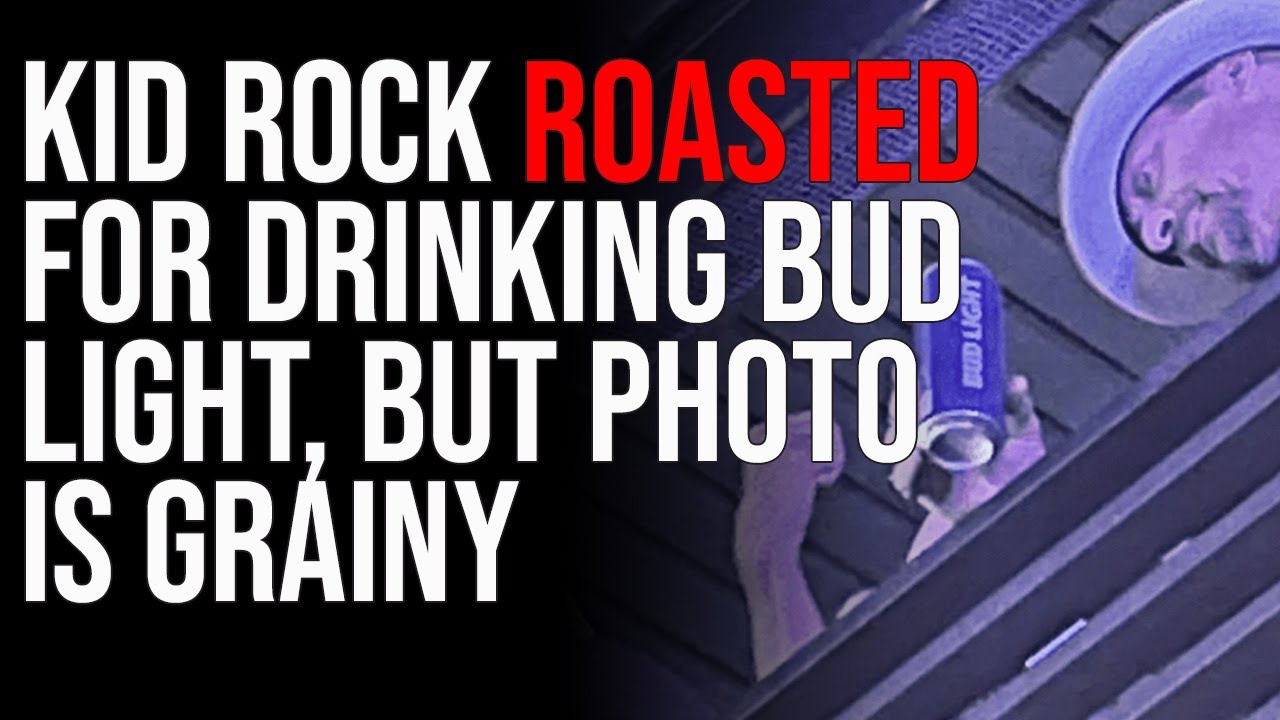 Kid Rock ROASTED For Drinking Bud Light, But Photo Is Grainy