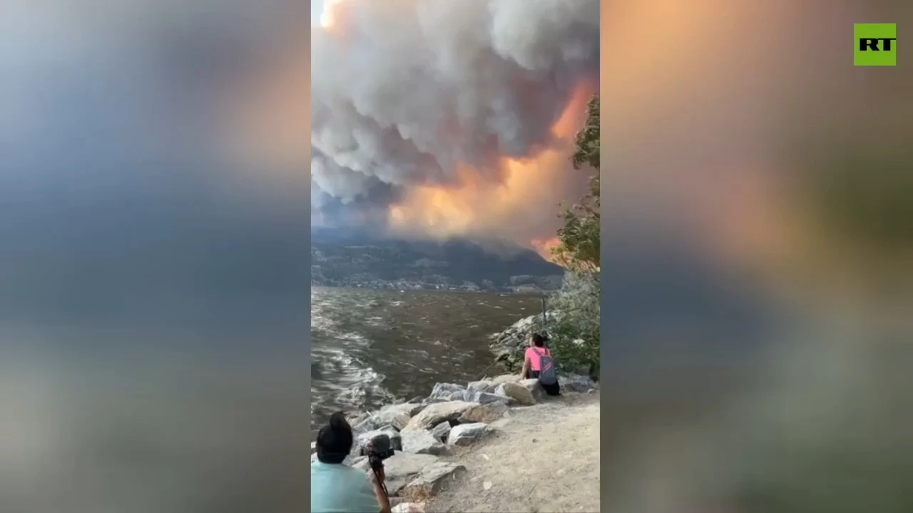 Massive wildfires continue in British Columbia