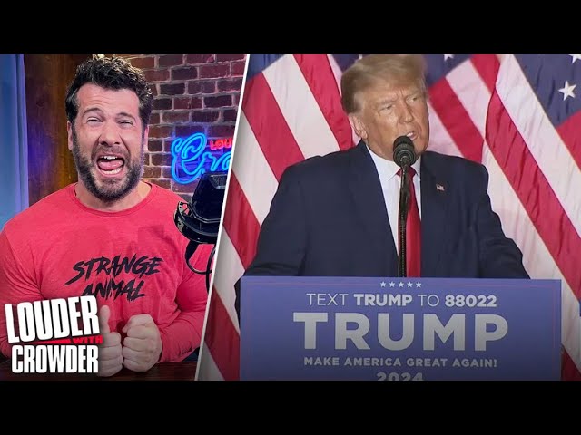 RIGGER PLEASE: DONALD TRUMP "SLUR" CAUSES MEDIA MELTDOWN! | Louder with Crowder