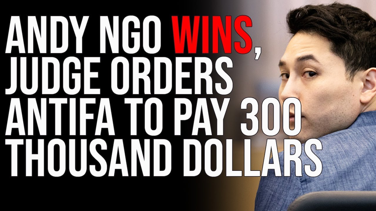 Andy Ngo WINS, Judge Orders Antifa To Pay 300 THOUSAND DOLLARS Over Milkshake Incident